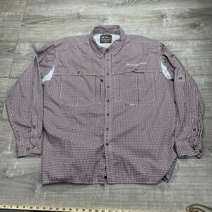 Drake Shirt‎ Mens XL Check Long Sleeve Duck Bottom Plantation Fishing Hunting